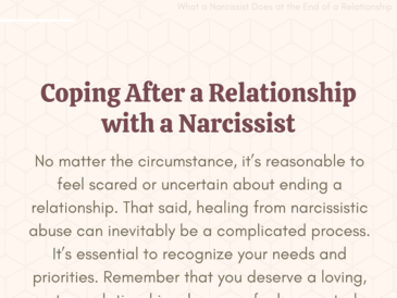 Revenirea dupa o relatie cu un narcisist